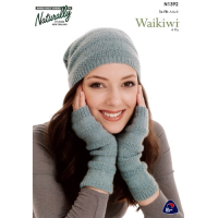 N1392 Hat and Fingerless Gloves